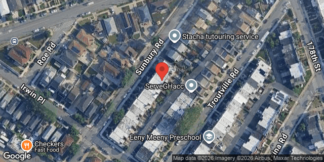 Aerial map of 176-24 SUNBURY ROAD, Queens