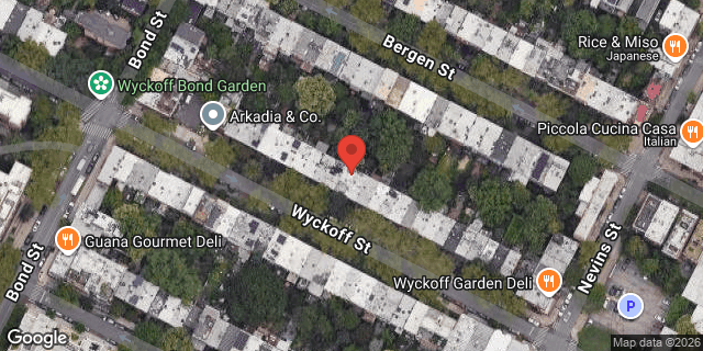 Aerial map of 221A WYCKOFF STREET, Brooklyn