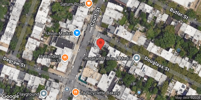 Aerial map of 287 COURT STREET, Brooklyn