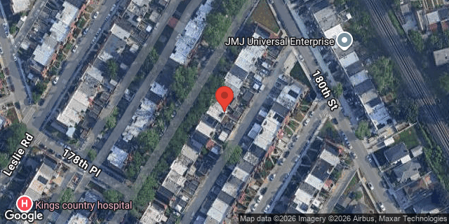 Aerial map of 179-64 SELOVER ROAD, Queens