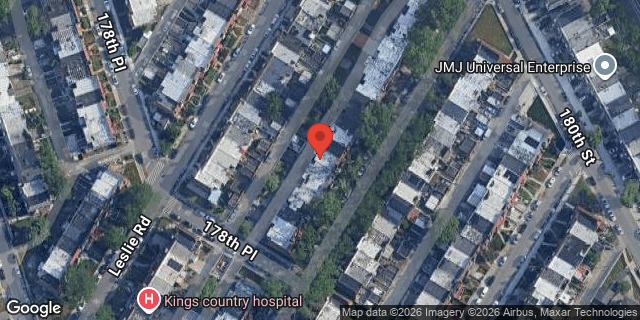 Aerial map of 179-55 SELOVER ROAD, Queens