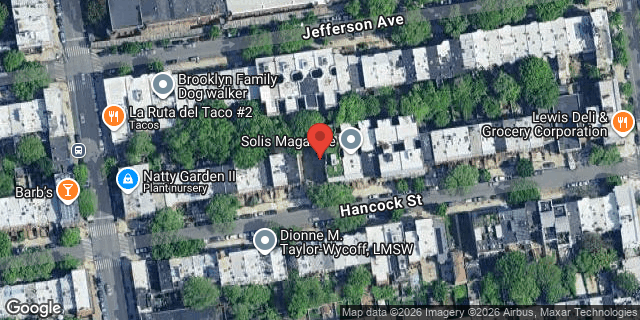 Aerial map of 465 HANCOCK STREET, Brooklyn