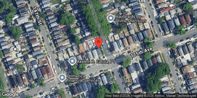 Aerial map of 147-19 115 AVENUE, Queens