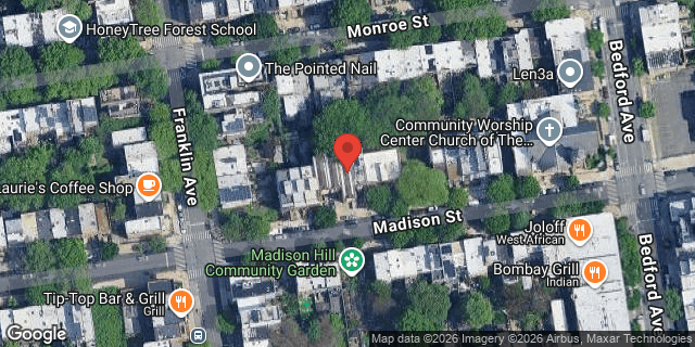 Aerial map of 89 MADISON STREET, Brooklyn