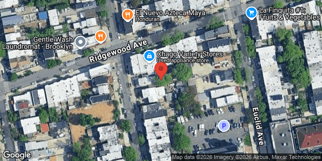 Aerial map of 145 CHESTNUT STREET, Brooklyn