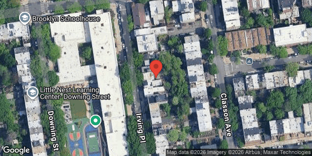 Aerial map of 21 IRVING PLACE, Brooklyn