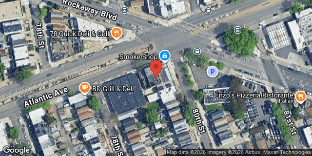 Aerial map of 94-04 80 STREET, Queens