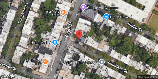 Aerial map of 283 COURT STREET, Brooklyn