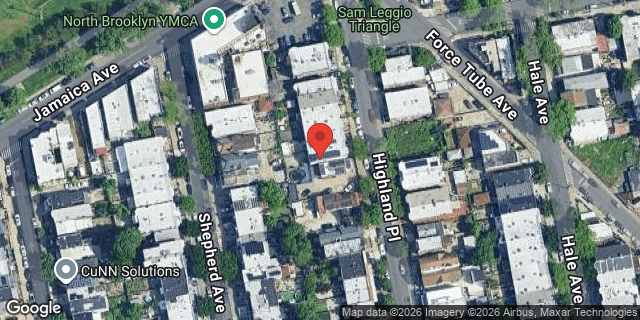 Aerial map of 36 HIGHLAND PLACE, Brooklyn