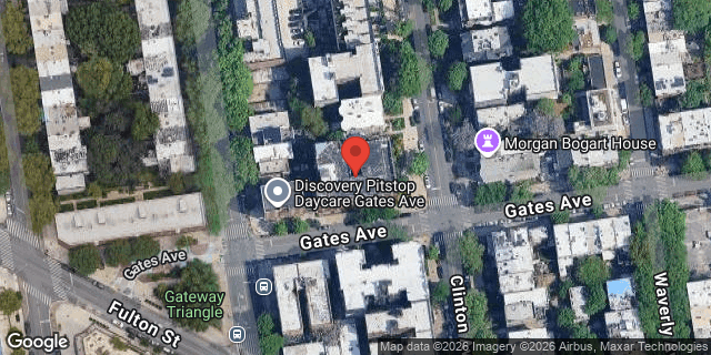 Aerial map of 464 CLINTON AVENUE, Brooklyn