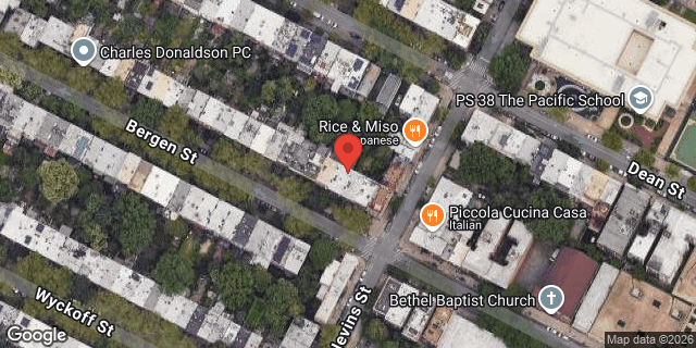 Aerial map of 239 BERGEN STREET, Brooklyn