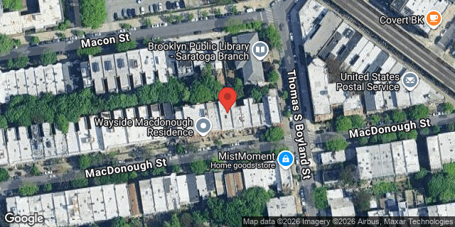 Aerial map of 777 MAC DONOUGH STREET, Brooklyn