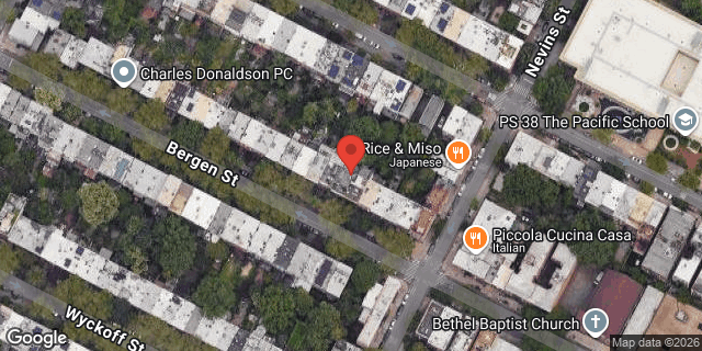 Aerial map of 233 BERGEN STREET, Brooklyn