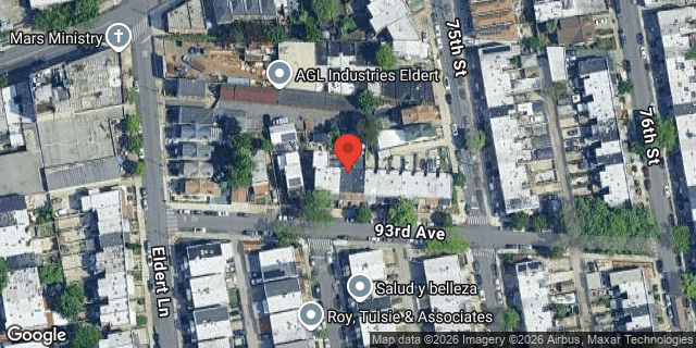 Aerial map of 74-23 93 AVENUE, Queens