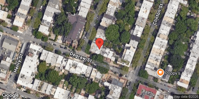 Aerial map of 221 DEGRAW STREET, Brooklyn