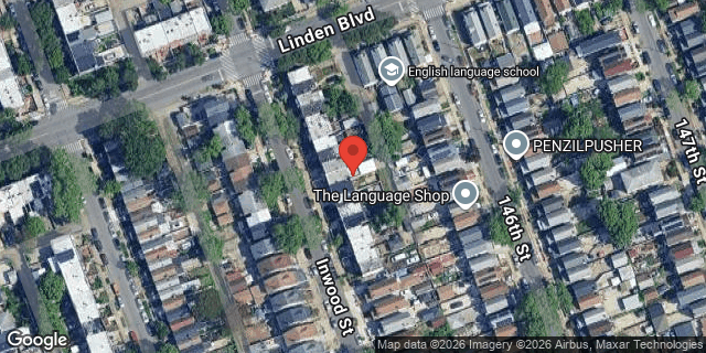 Aerial map of 114-19 INWOOD STREET, Queens
