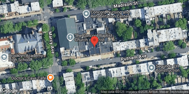 Aerial map of 377 PUTNAM AVENUE, Brooklyn