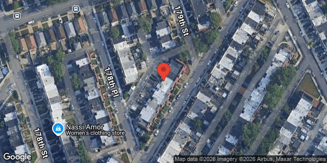 Aerial map of 178-53 LESLIE ROAD, Queens