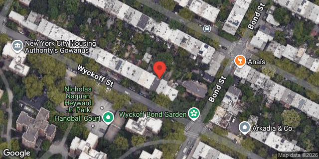 Aerial map of 179 WYCKOFF STREET, Brooklyn