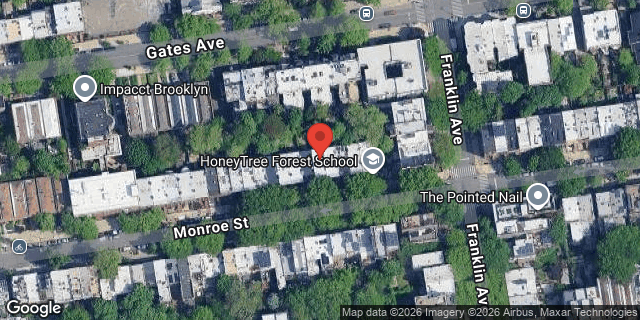 Aerial map of 53 MONROE STREET, Brooklyn