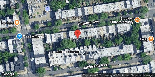 Aerial map of 532 PUTNAM AVENUE, Brooklyn