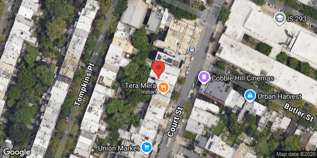 Aerial map of 268 COURT STREET, Brooklyn