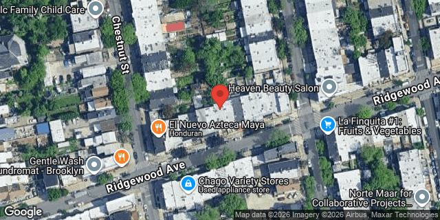 Aerial map of 367 RIDGEWOOD AVENUE, Brooklyn