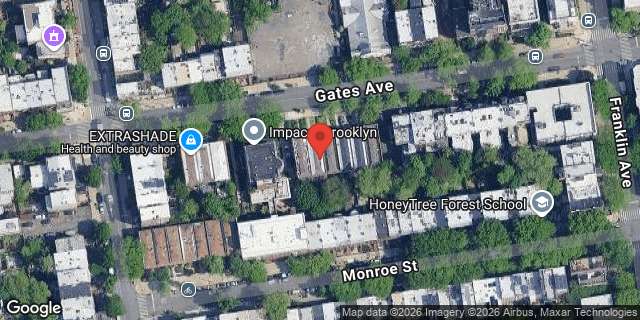 Aerial map of 224 GATES AVENUE, Brooklyn