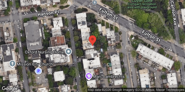 Aerial map of 139A SOUTH OXFORD STREET, Brooklyn