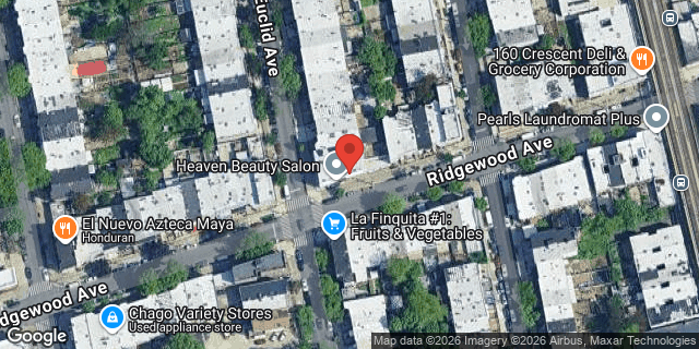 Aerial map of 145 EUCLID AVENUE, Brooklyn