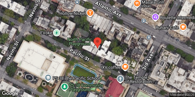 Aerial map of 483 PACIFIC STREET, Brooklyn