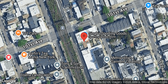 Aerial map of 100-04 101 AVENUE, Queens