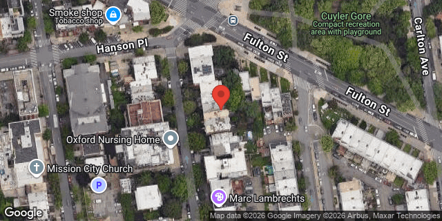 Aerial map of 137 SOUTH OXFORD STREET, Brooklyn