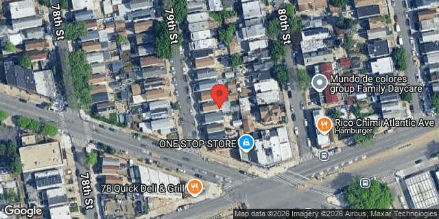 Aerial map of 91-49 79 STREET, Queens