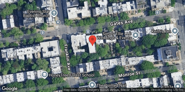 Aerial map of 272 GATES AVENUE, Brooklyn