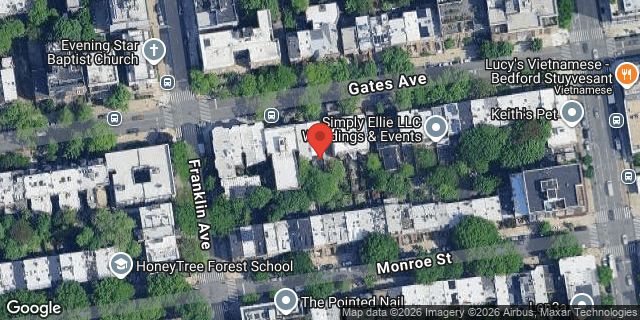 Aerial map of 276 GATES AVENUE, Brooklyn