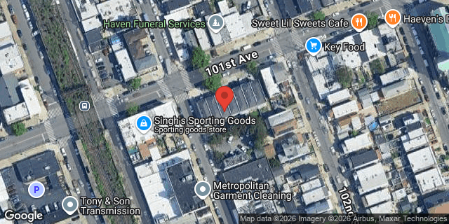 Aerial map of 101-06 101 AVENUE, Queens