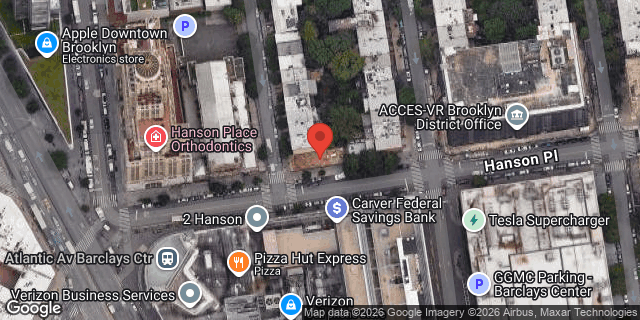 Aerial map of 147 ST FELIX STREET, Brooklyn