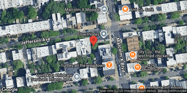 Aerial map of 688 JEFFERSON AVENUE, Brooklyn