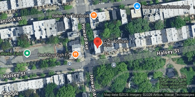 Aerial map of 803 HALSEY STREET, Brooklyn