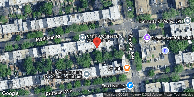Aerial map of 406 MADISON STREET, Brooklyn