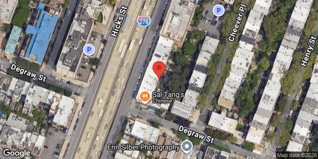 Aerial map of 513 HICKS STREET, Brooklyn