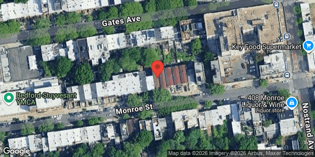 Aerial map of 169 MONROE STREET, Brooklyn