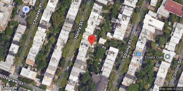 Aerial map of 469 HENRY STREET, Brooklyn