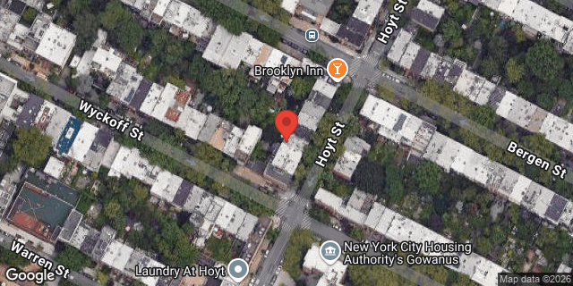 Aerial map of 160 HOYT STREET, Brooklyn