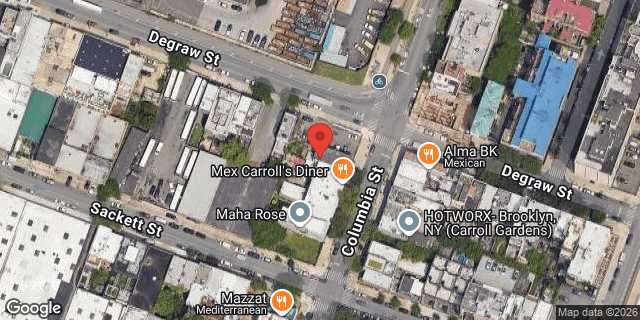 Aerial map of 190 COLUMBIA STREET, Brooklyn