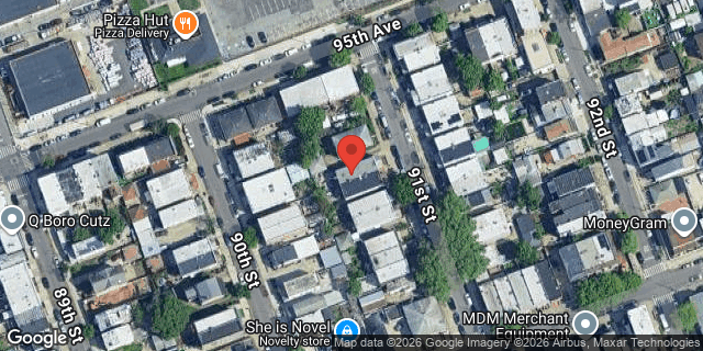 Aerial map of 95-12 91 STREET, Queens