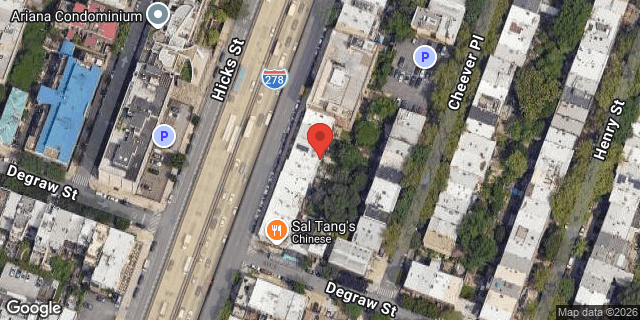 Aerial map of 507 HICKS STREET, Brooklyn