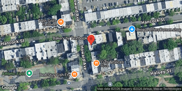 Aerial map of 874 HANCOCK STREET, Brooklyn