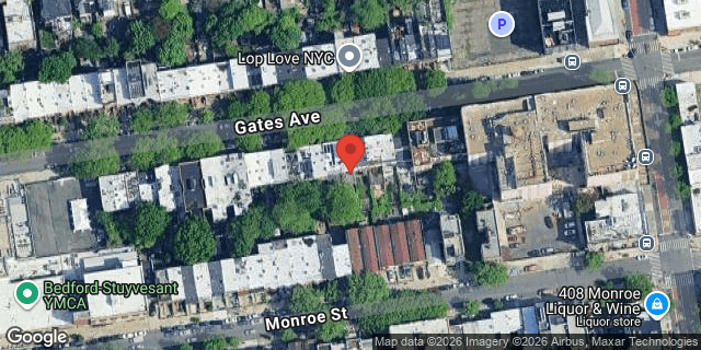Aerial map of 358 GATES AVENUE, Brooklyn
